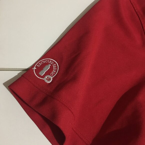 Chick-Fil-A Employee Uniform Workwear Polo Shirt Men's Large Red - Picture 2 of 10